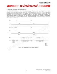 W29N01GZDIBA Datasheet Page 20