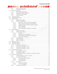 W632GG6MB09I Datasheet Page 2