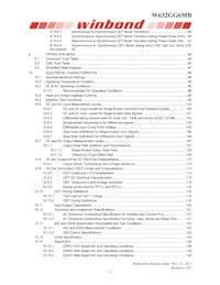 W632GG6MB09I Datasheet Page 3