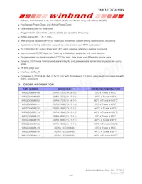 W632GG6MB09I Datasheet Page 6
