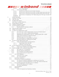 W632GG8KB15I TR Datasheet Page 3