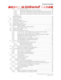 W632GG8MB09I Datasheet Page 3