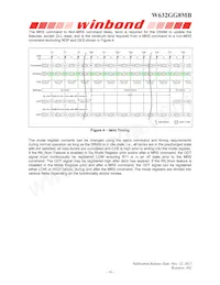 W632GG8MB09I Datasheet Page 16