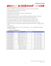 W632GU6MB09I Datasheet Page 6