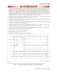W632GU6MB09I Datasheet Page 13