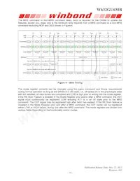 W632GU6MB09I Datasheet Page 16