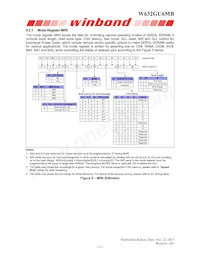 W632GU6MB09I Datasheet Page 17
