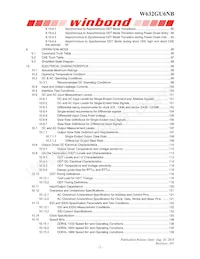 W632GU6NB12J Datasheet Page 3