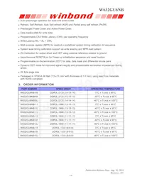 W632GU6NB12J Datasheet Page 6
