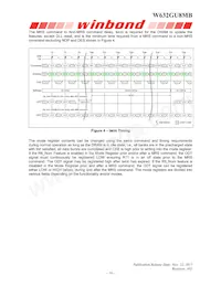 W632GU8MB09I Datasheet Page 16