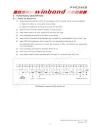 W9412G6KH-4 Datasheet Page 9