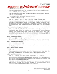 W9412G6KH-4 Datasheet Page 11