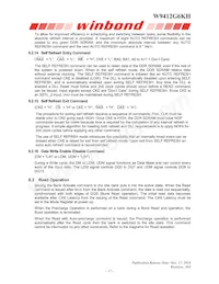 W9412G6KH-4 Datasheet Page 12