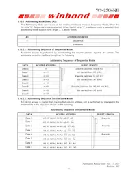W9425G6KH-4 Datasheet Page 15