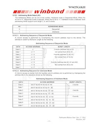 W9425G6KH-4 Datasheet Pagina 15