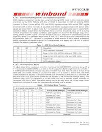 W971GG8JB25I Datasheet Page 16