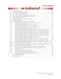 W971GG8KB25I TR Datasheet Page 3