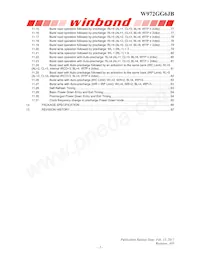 W972GG6JB-3I TR Datasheet Page 3