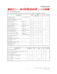 W9864G6JB-6 Datasheet Page 14