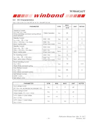W9864G6JT-6 Datasheet Page 14