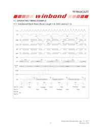 W9864G6JT-6 Datasheet Page 21