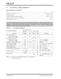 24LC21-I/P Datasheet Page 2