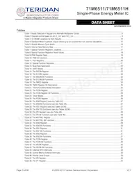 71M6511-IGTR/F Datasheet Page 5