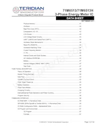 71M6513-IGTR/F Datasheet Page 3