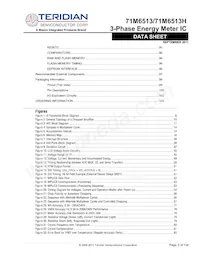 71M6513-IGTR/F Datasheet Page 5