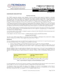 71M6513-IGTR/F Datasheet Page 9