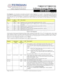 71M6513-IGTR/F Datasheet Page 22