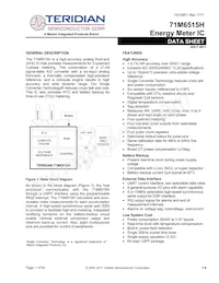 71M6515H-IGTR/F Datasheet Cover