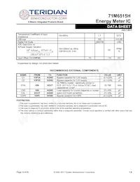 71M6515H-IGTR/F Datasheet Page 8