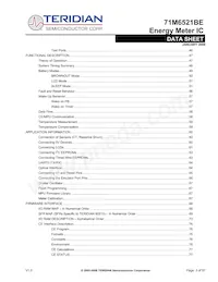 71M6521BE-IGTR/F Datenblatt Seite 3