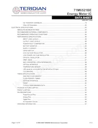 71M6521BE-IGTR/F Datasheet Pagina 4