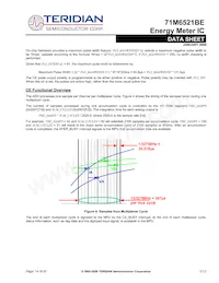 71M6521BE-IGTR/F Datasheet Page 14