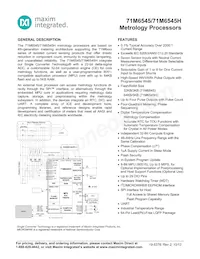 71M6545-IGTR/F Datasheet Cover