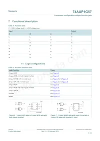 74AUP1G57GN Datasheet Page 4