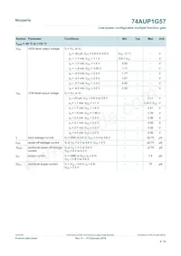 74AUP1G57GN Datasheet Page 9