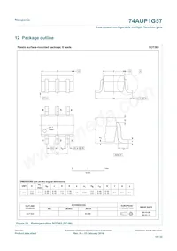74AUP1G57GN Datasheet Page 15