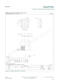 74AUP1G57GN Datasheet Page 18