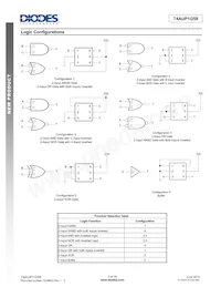 74AUP1G58W6-7 Datasheet Page 3