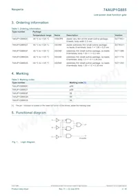 74AUP1G885GD Datasheet Page 2