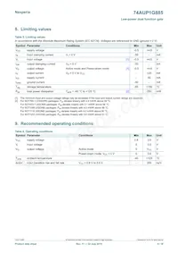 74AUP1G885GD Datasheet Page 4