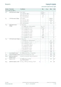 74AUP1G885GD Datasheet Page 6