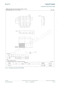 74AUP1G885GD Datasheet Page 15