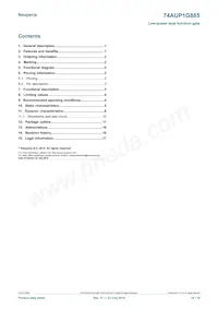 74AUP1G885GD Datasheet Pagina 18