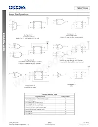 74AUP1G98DW-7 Datasheet Page 4