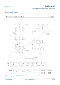 74AUP1G98GN Datasheet Page 15