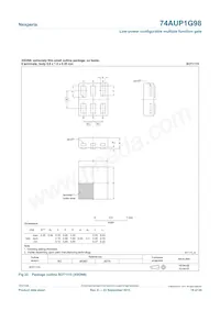 74AUP1G98GN Datasheet Page 18